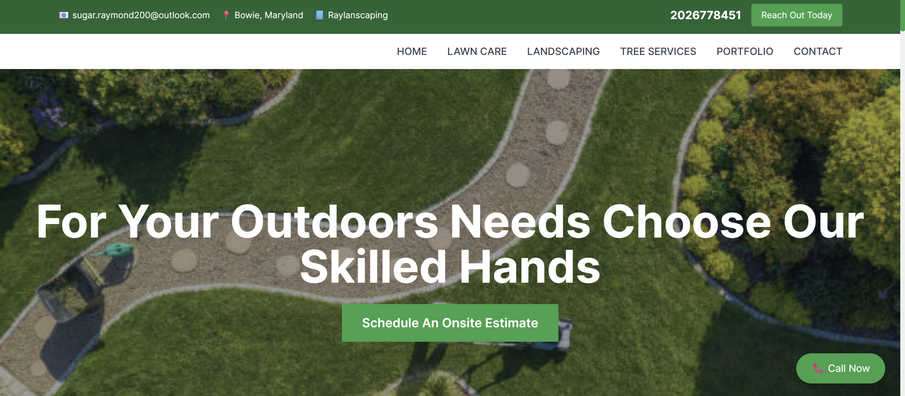 Landscaping Website